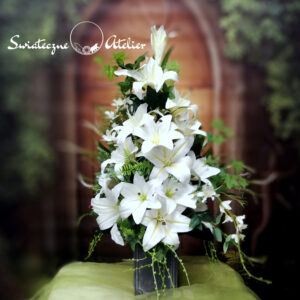 Bukiet nagrobny Biała lilia nr 1130