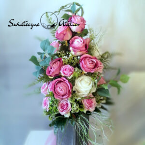 Cudowne róże bukiet nagrobny nr 1185