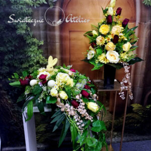 Bukiet i stroik nagrobny wielkanocny nr 1188