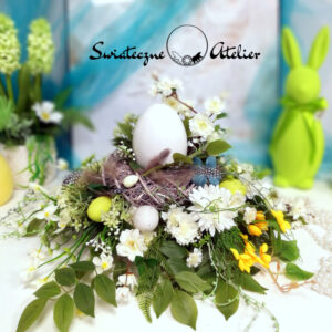 Dekoracja wielkanocna z pisanką nr 1391