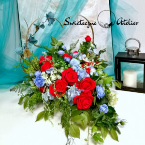 Stroik nagrobny z sercem nr 1390