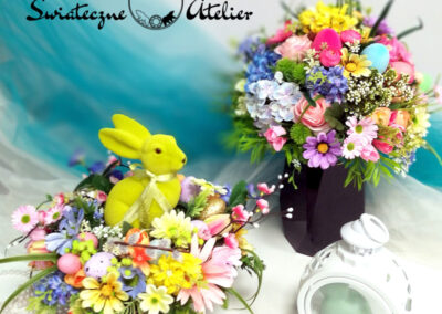 zestaw na cmentarz wielkanocny